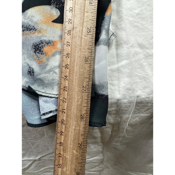 Lulus Ruffle Bellis Floral Print Jumpsuit sz Medium‎ Black/White - Picture 8 of 8